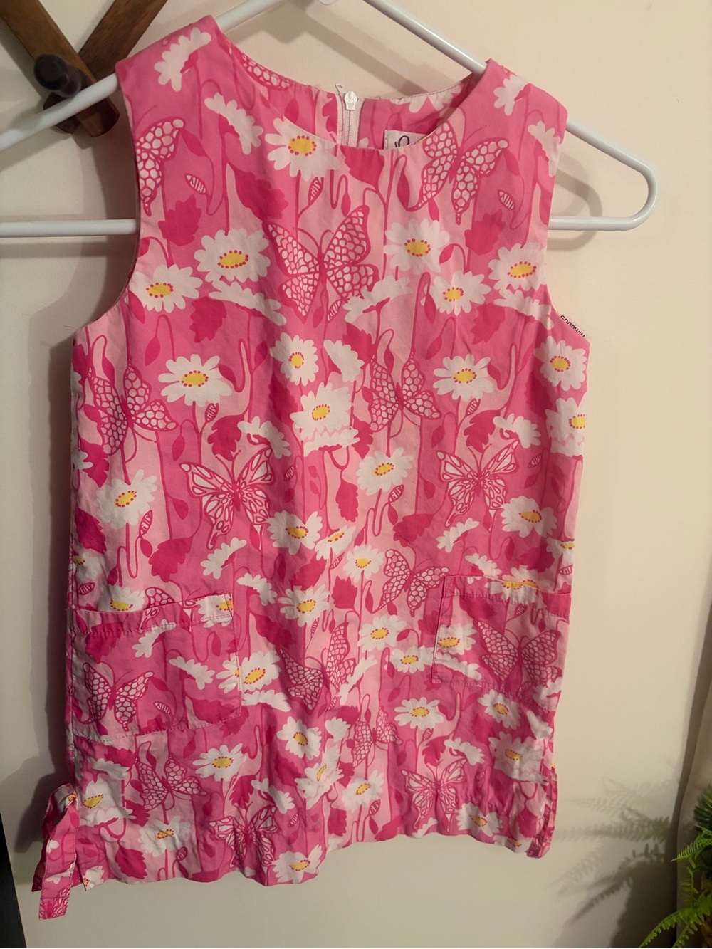 Lilly Pulitzer Pink Floral & Butterfly Girls Tunic
